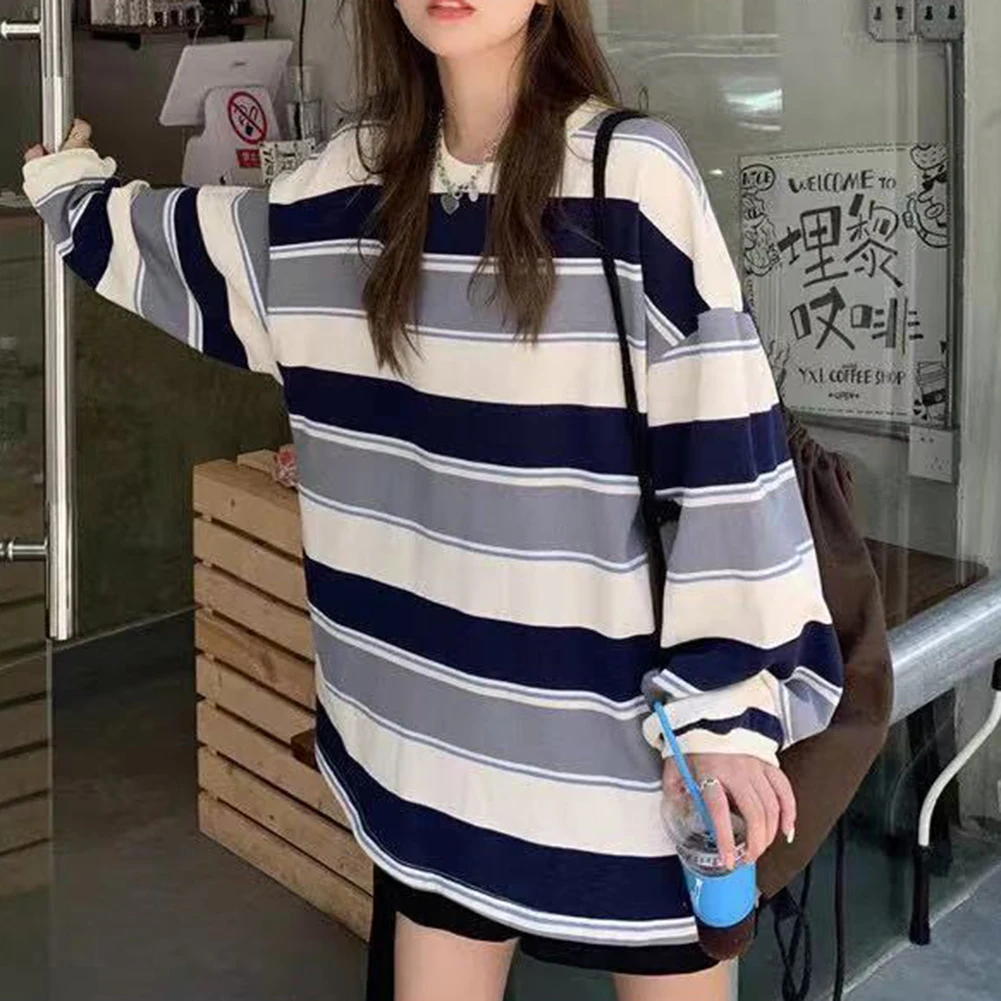 

Sweatshirt Women's Harajuku Pullover Korean Style Fashion Comfortable Couple Matching Long Sleeve Tops