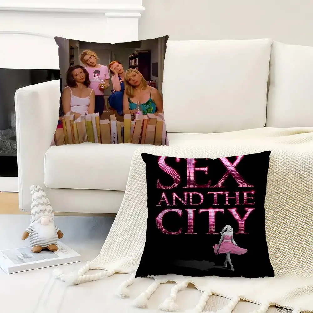 Sex And The City TV-Serie Kissenbezug, Toon-Geschenk-Kissenbezug, Schlafzimmer, Zuhause, Sofa, Stuhl, Sitzdekoration, Kissenbezug