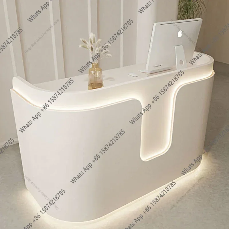 k-LC Italian Style Designer Reception Desks Modern Clothing Store Beauty Salon Reception Desks Simplicity Furniture Receptionen