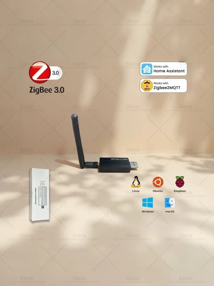 Zigbee 3.0 USB Dongle With Antenna Smart Home Wireless Universal Zigbee Gateway Hub S