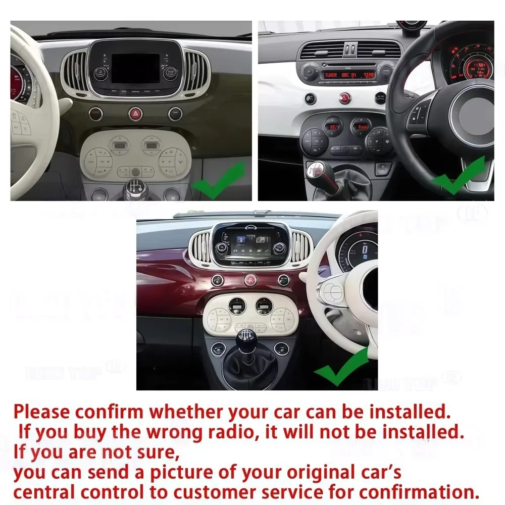 For Fiat 500 2007-2…