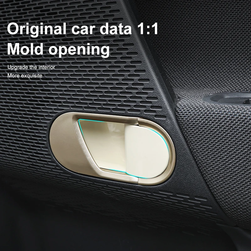 Car Inner Door Handle Bowl Cover Trim Decoration Shell For Mini Electric Cooper E/SE J01 EV Aceman J05 Car Interior Accessories