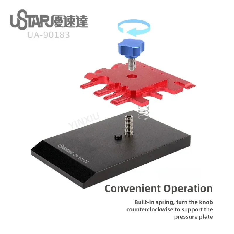 USTAR Mini Photo Etched Parts Bending Vise for Gundam Military Model Metal Parts Shaping Assembly Modification Craft Tools