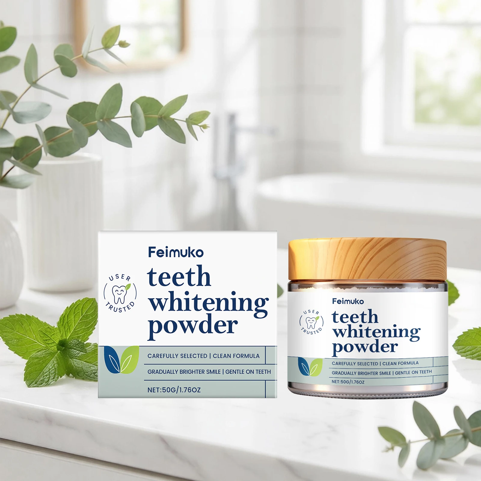 Dental Cleansing Tooth Powder Discoloration Removal Improve Yellow Teeth Reduce Sensitivity Fresh Breath Teeth Whitening Powder