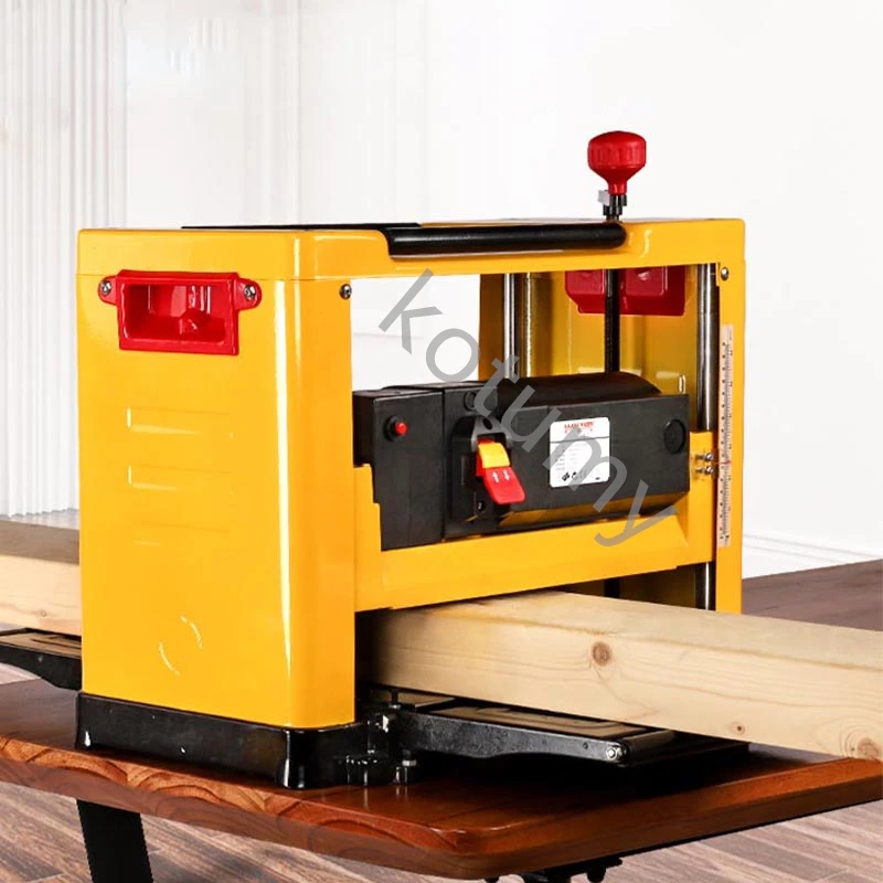 13 Inch Woodworking Planing Machine Electric Wood Thicknesser Planer Household Woodwork Press Planer Machine