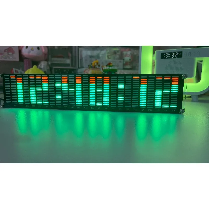 AK2518 music spectrum rhythm light, voice control, audio signal can be connected