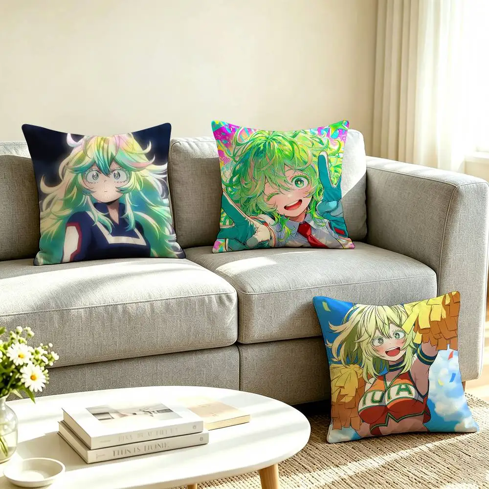 M-My Hero Academia Toru Hagakure  Pillow Case Square Double-Sided Sofa Cushion Cover Bedroom Bedside Pillow