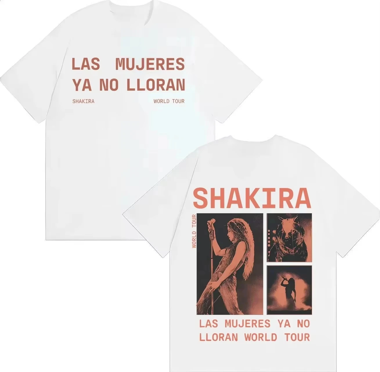 Summer2026Best-selling Outdoor Casual Trendy Fashion Men's Short-Sleeved T-shirt with The Theme of Colombian Latin Queen Shakira