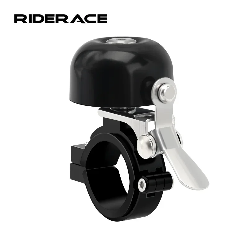 RIDERACE Retro Bicycle Bell Copper Classical Clear Loud Sound MTB Bike Handlebar Ring Horn Safety Road Cycling Warning Alarm