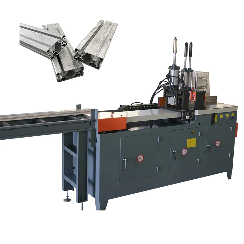 Automatic CNC Aluminum Profile Cutting Machine 455 90° Precision Auto Cutter for Square & Tubes Free Saw Blades CE EMC Certified