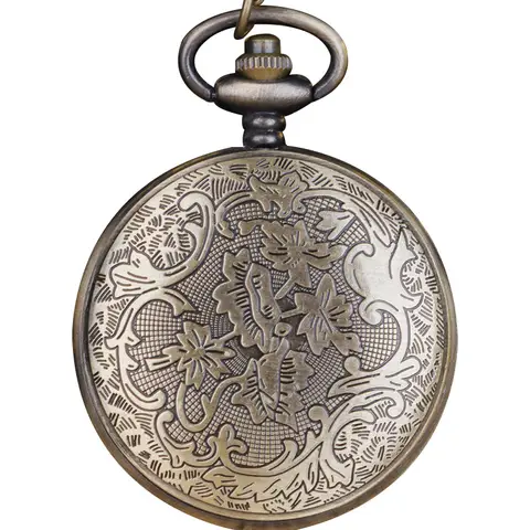 रेट्रो स्टाइल वाली कांस्य महिलाओं की पॉकेट घड़ी, फ़िरोज़ी - सफ़ेद पुष्प पैटर्न और जगमगाते पत्थरों से बने पेंडेंट नेकलेस वाली घड़ी 10 best sales फ़िरोज़ा घड़ी - №4