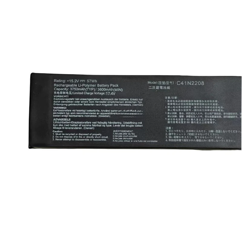 For asus rog handheld ally game 1st generation rc71l handheld game console battery c41n2208