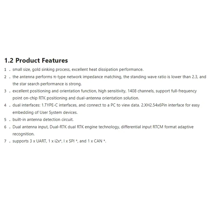 وحدة توجيه تحديد المواقع عالية الدقة BDS/GNSS وحدة تحديد المواقع RTK-982 وحدة RTK-982