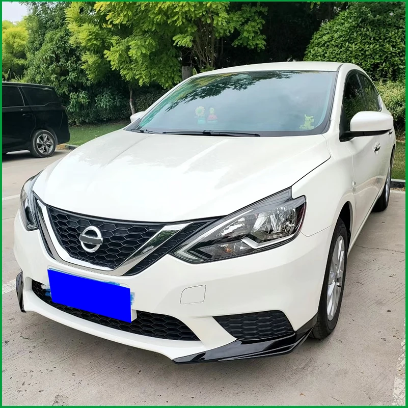 

For Nissan Sentra 2016-2019 Front Bumper Body Kit Protective Corners Diffuser Protector Lip Car Styling Auto Accessories