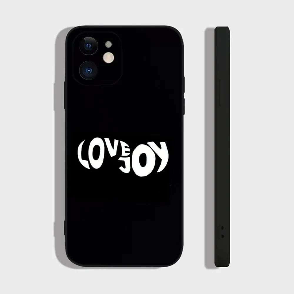 Band L-Lovejoy Phone Case For iPhone 14,13,12 Mini 11 Pro XR,X,XS,MAX 6S,7,8 Plus Silicone Cover Soft black