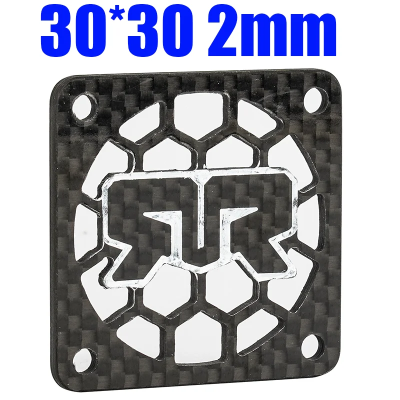 30mm Carbon Fiber Fan Cover 30 * 30 * 2mm for ARRMA LIMITLESS INFRACTION RC Car Universal