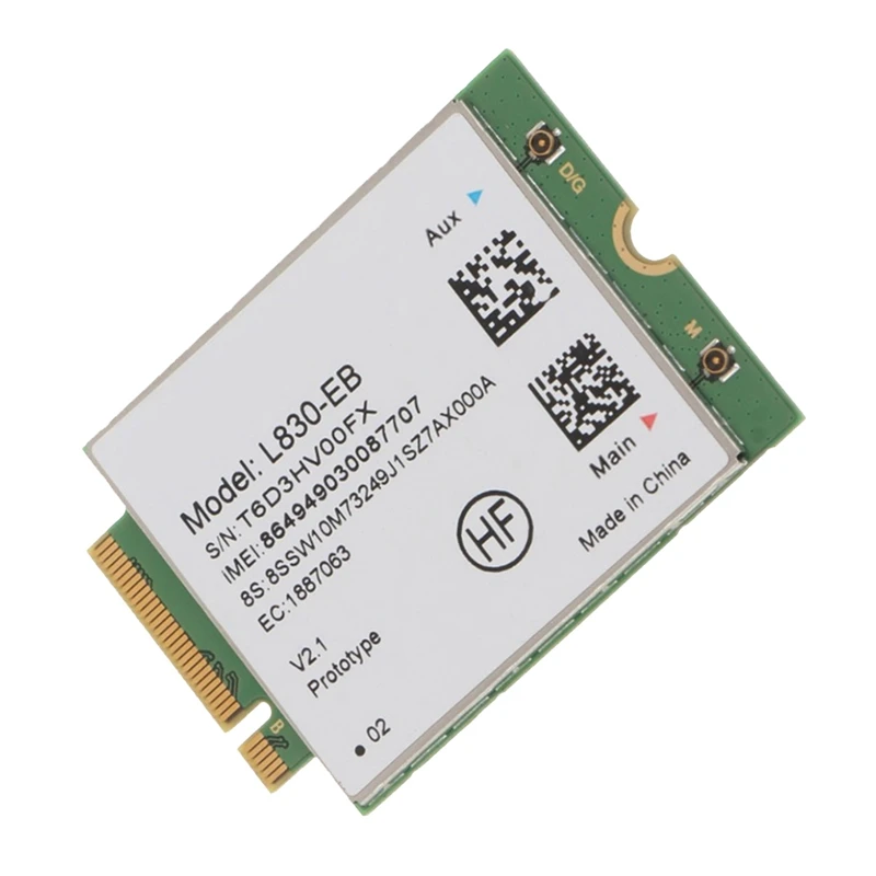 L830-EB 4G Module For Lenovo X280 X380 S1 P52s T580 T480 L580 Multifunction Built-In 4G Single Module