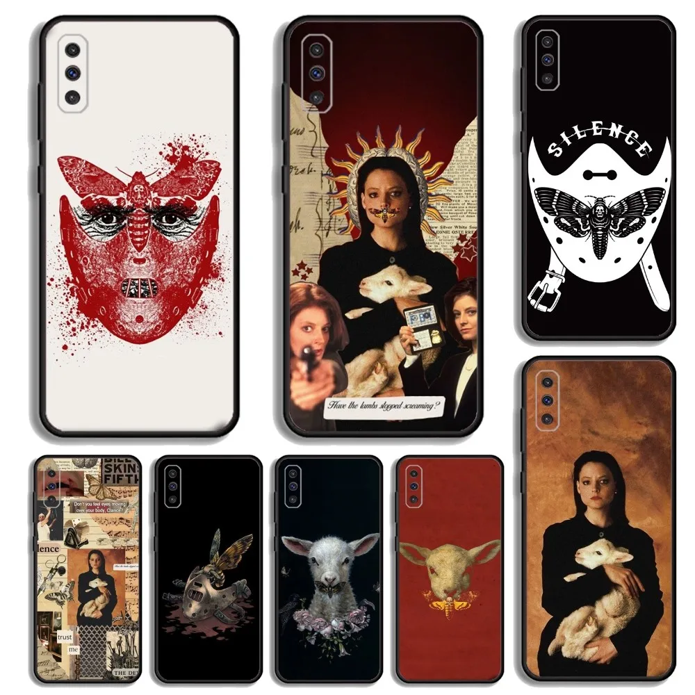 Film The Silence of the Lambs Phone Case For Samsung S23,23,22,30,21,10,9,Note20 Ultra,Lite,Ultra,5G,Plus,FE,Black Soft Case