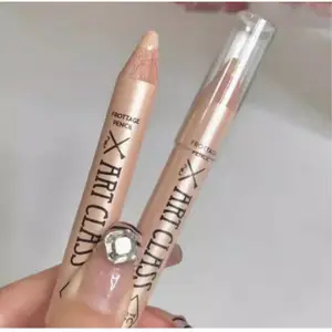 Multifunctional Silkworm Laying Pen 3D Highlight Eye Shadow Stick Champagne-colored Pearlescent Brightens Eyebrow Silkworm Pen