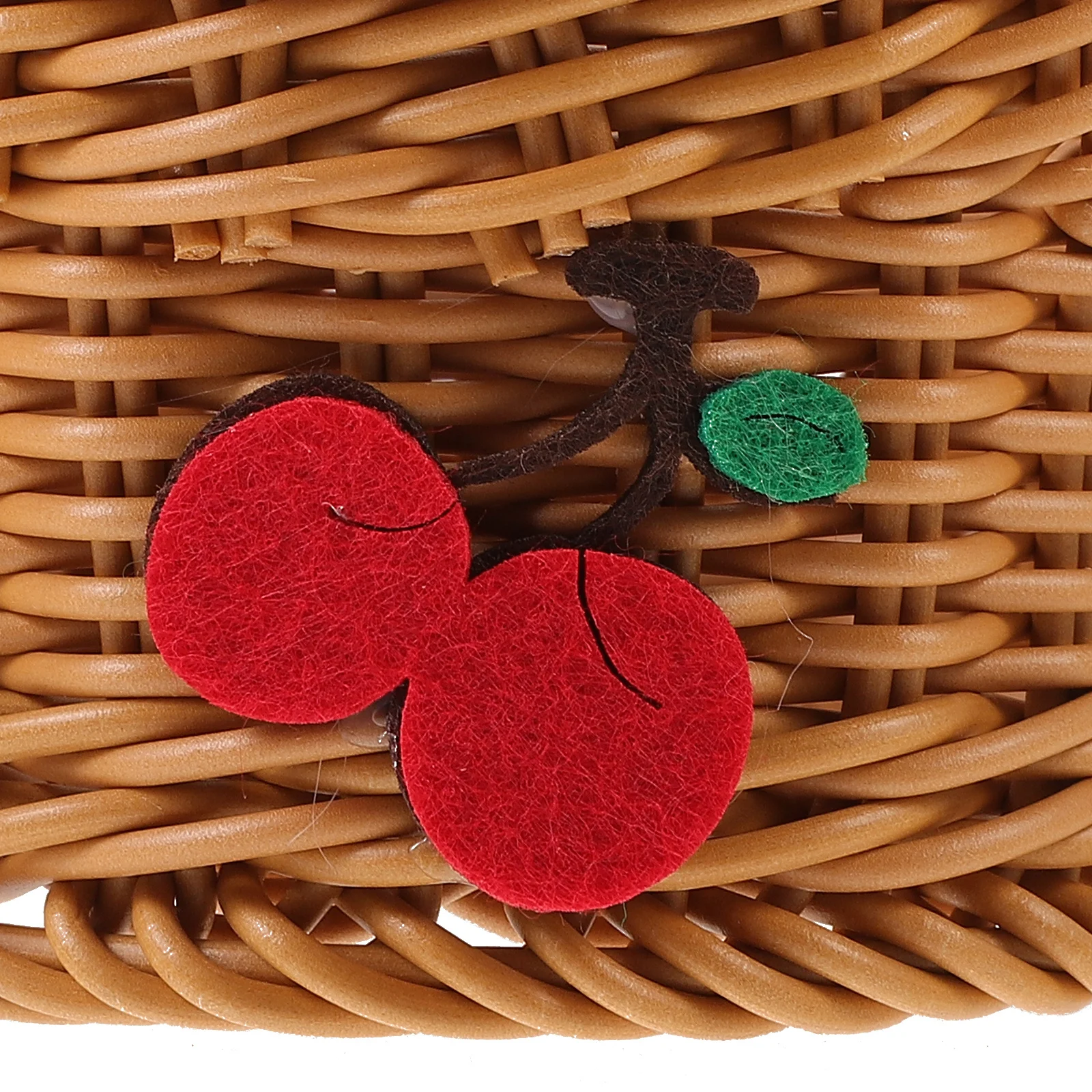 

Plastic Woven Wall Hanging Storage Basket Kitchen Organizer for Fruit Vegetable Garlic Ginger and Wall Mounted Storage