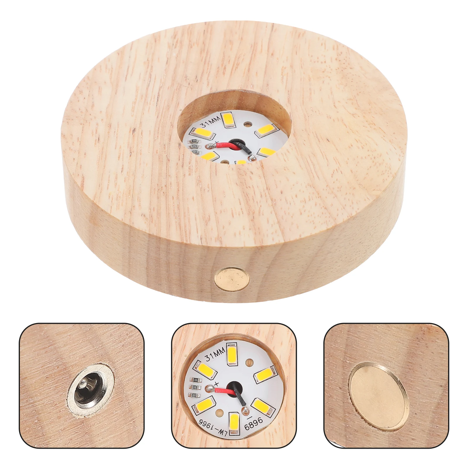 

Usb Lighted Crystal Sphere Holder Led Display For Crystal Balls Wooden Stand Illuminated Base Resin Jewelry Display Stand Home