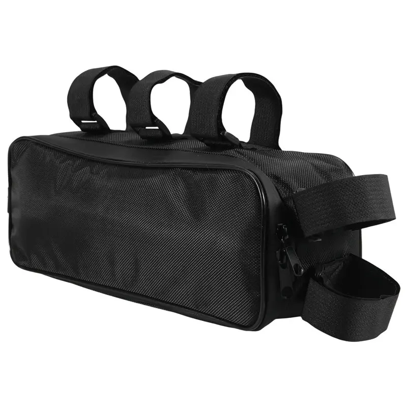 DT36 Bicycle Beam Bag Battery Controller Hanging Fixed Tube Frame Bike Bag Li-Ion Storage Waterproof 32X9X10.5cm Cycling