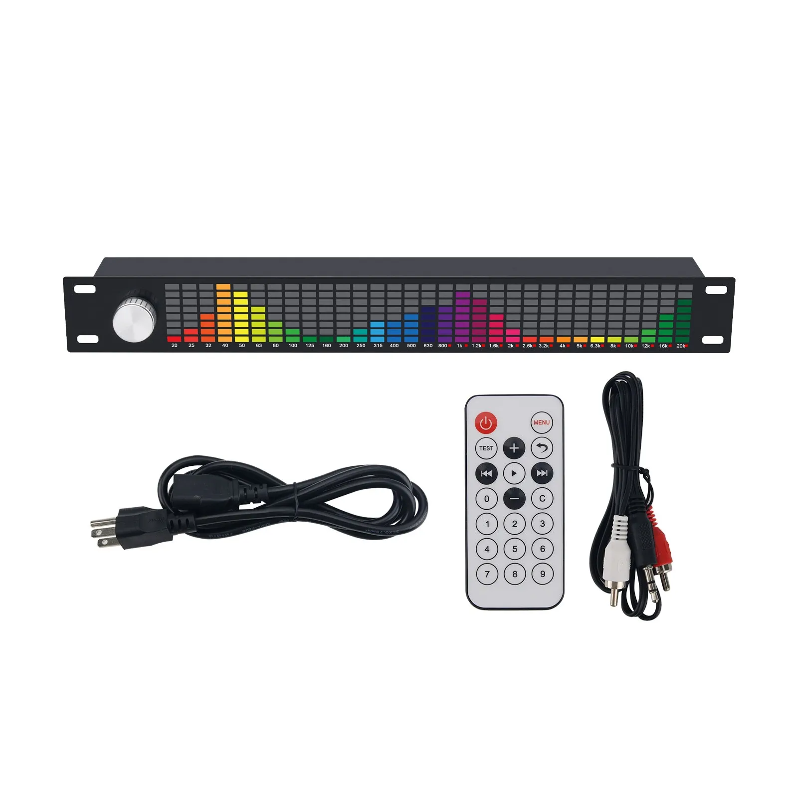 31-Band Music Spectrum Display 15-Band Digital Equalizer with Remote for Home Stage KTV Performance EL Products