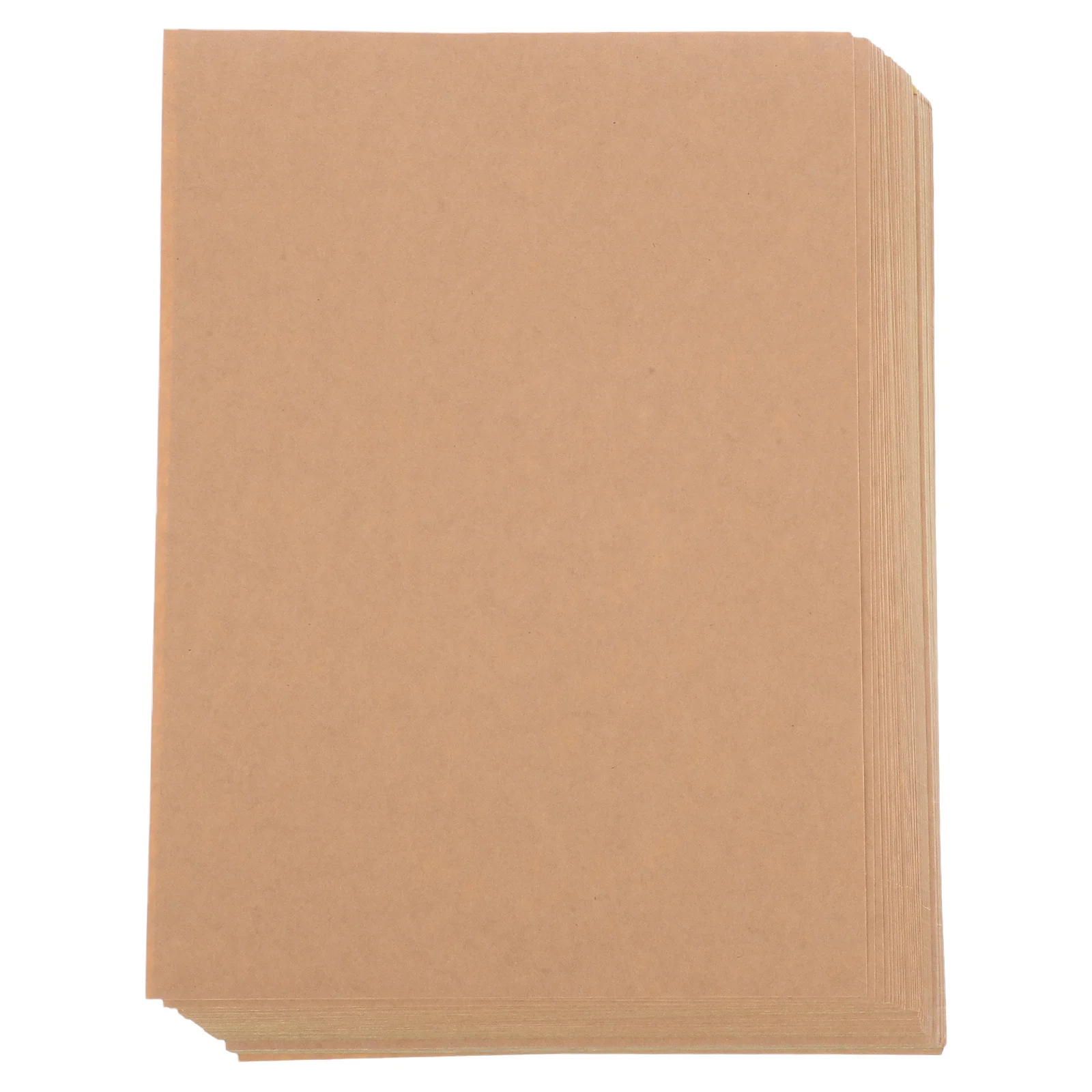 50 Sheets A4 Brown Kraft Paper Stickers Labels Printable Adhesive Label Paper for Storage Boxes Jars Filing System Workspace