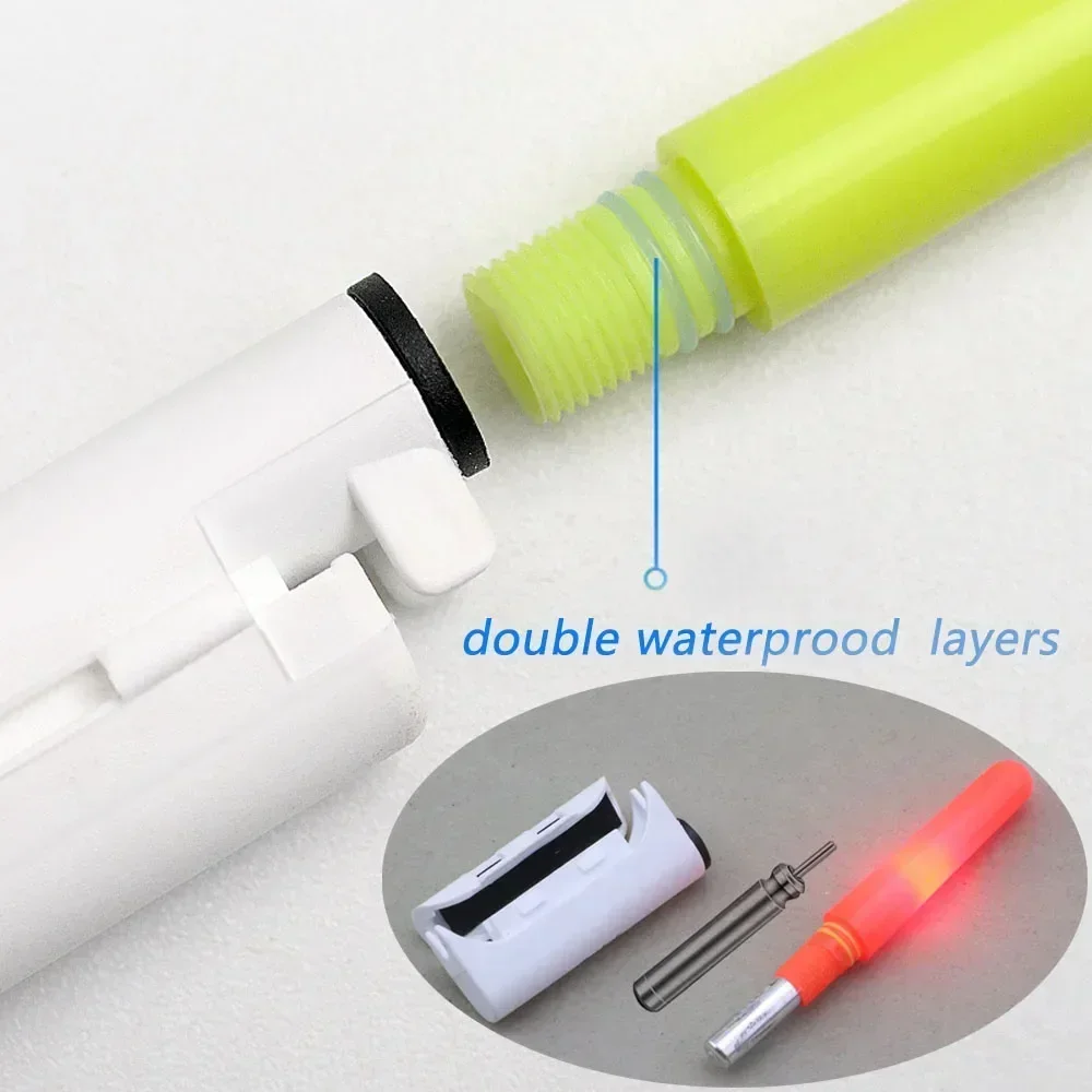 Night Fishing Lights CR425 Lithium Battery USB Charging Set Float Tool Glow Stick LED Fishing Tackle Fluorescent Lamp Tools