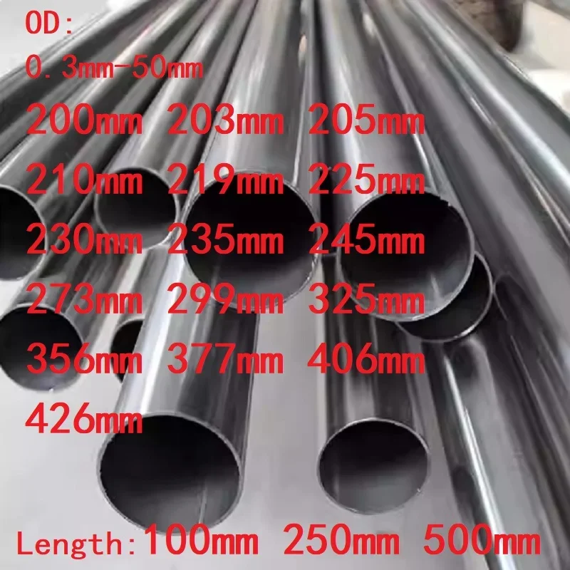 Beicai SUS304 Stainless Steel Tube Pipes Large Od 0.3-50 200 203 205 210 219 225 230 235 245 273 299 325 356 377 406 426mm