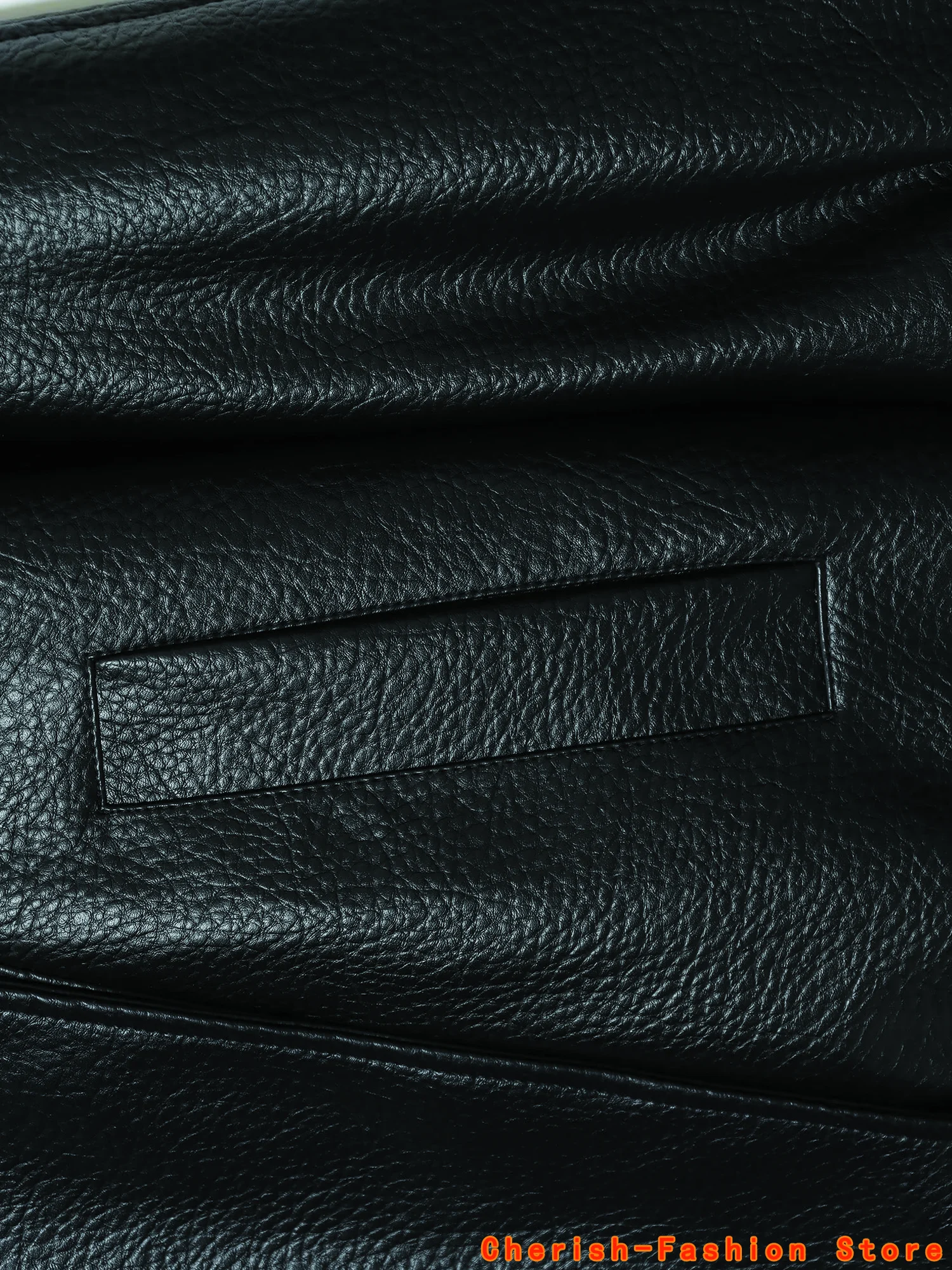 الخريف فو سترة جلدية للنساء عادية الصلبة سحاب أكمام طويلة بولي Leather معاطف جلدية موضة جديدة الإناث الشارع الشهير العلامة التجارية معطف