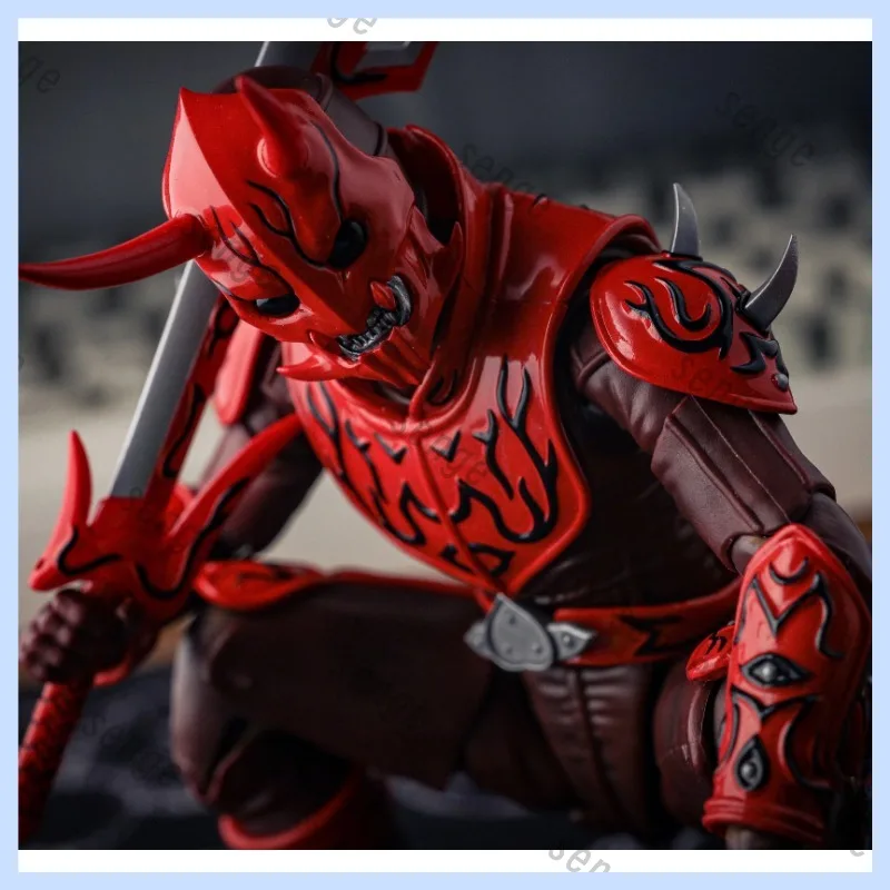 

[Genuine stock] Bandai SHF real bone carving Kamen Rider Den-O Momotaros Alien Demon God movable figures collection ornaments
