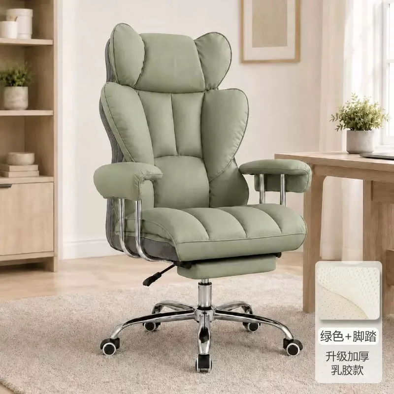 Big and Tall Office Chair 400lbs with Footrest, High Back  Ergonomic Computer Chair