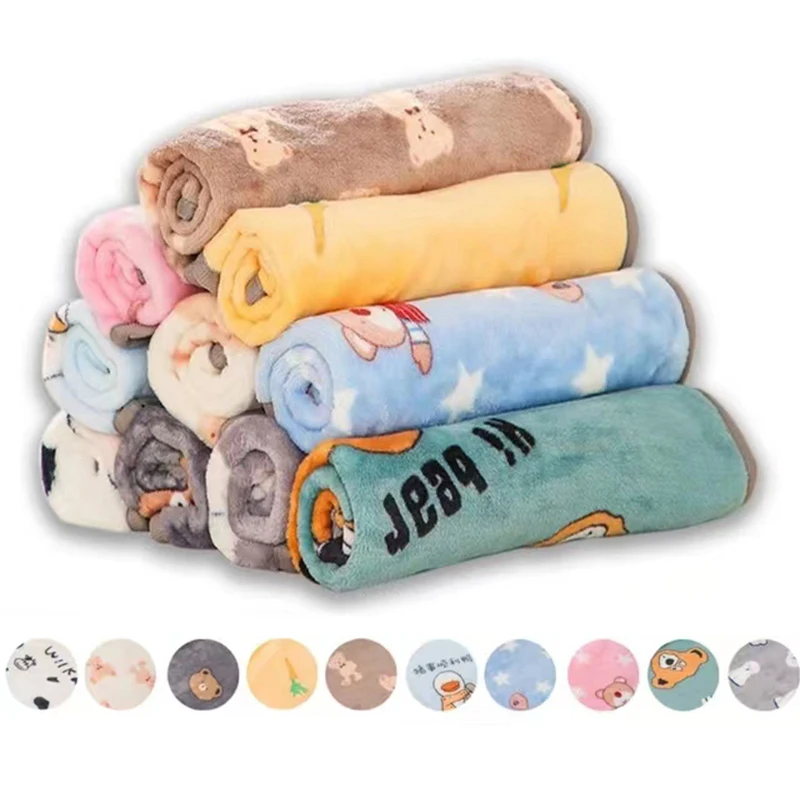 MADDEN Soft Pet Blanket Spring Warm Dog Bed Blanket Cute Pet Sheets Warm Mat Comfortable Cat Dog Pad Blanket Pet Accessories