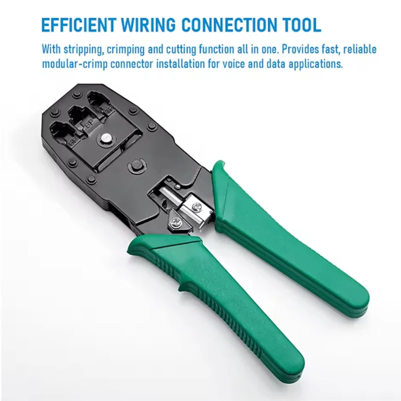 

Fresh RJ45 Crimping Tool RJ11 RJ45 Crimper Ethernet Network LAN Cable Stripper& Cutter Plier For 6P 8P RJ11 RJ12 RJ45