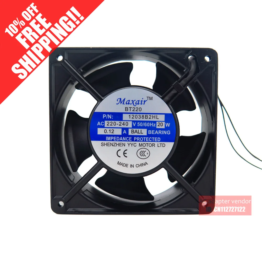 新しい-maxair-bt12038b2hl-bt12038b2x-220v-014a-冷却ファン