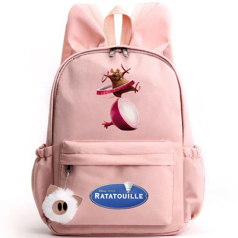 

Cute Disney Ratatouille Backpack for Girls Boys Teenager Children Rucksack Casual School Bags Travel Backpacks Mochila