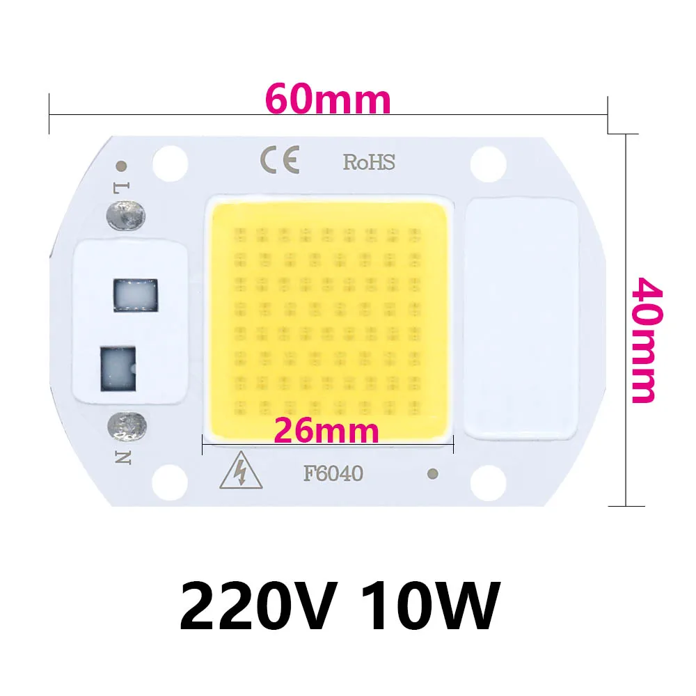 Imagem -06 - Chip de Espiga de Lâmpada Led para Iluminação Externa e Interna sem Necessidade de Driver Branco Frio 50w 30w 20w 10w 220240v