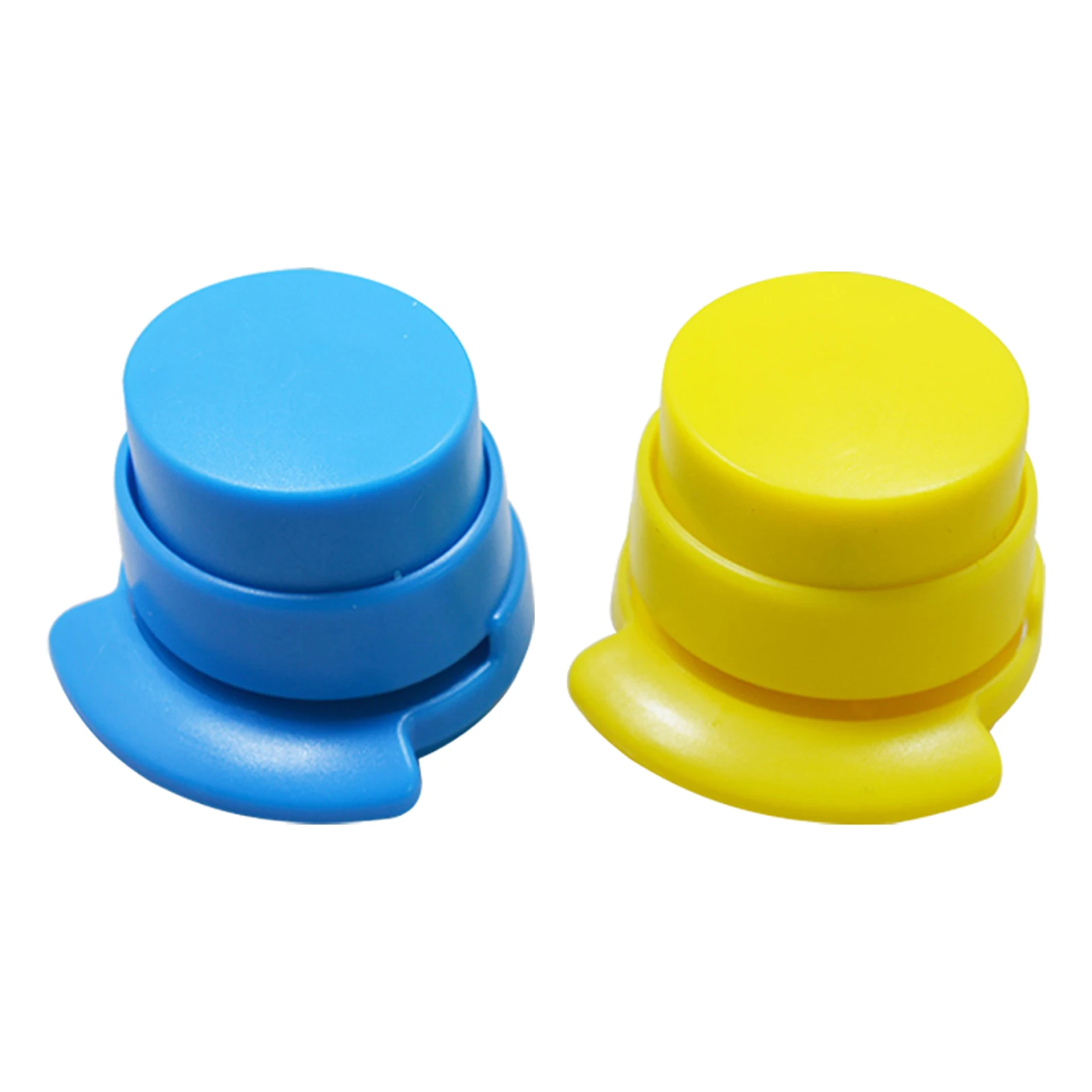 دباسة بلاستيكية صغيرة محمولة ، أداة تجليد ، دباسة ، فواتير سطح المكتب ، أوراق ، لون عشوائي ، المنزل ، المدرسة ، القرطاسية ، 2 قطعة