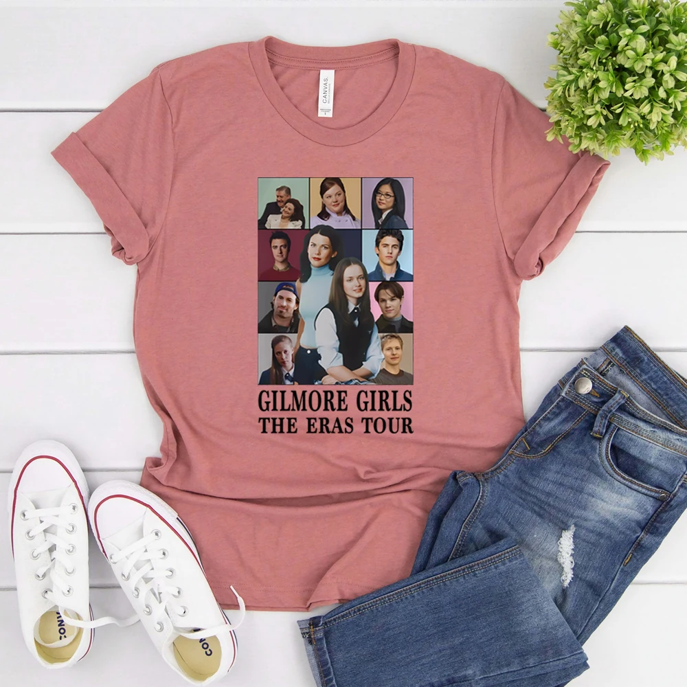 Gilmore Girl T-shirt Vintage Stars Hollow Shirt Rory Lorelai Gilmore Graphic Tee Luke\'s Diner Tv Show Inspired Tees Bookish Gift