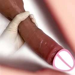 8.46/10.23inch Realistic Dildos Huge Penis Female Masturbator Silicone Real Skin Dildo Suction Cup Dick Anal Sex Toys for Women