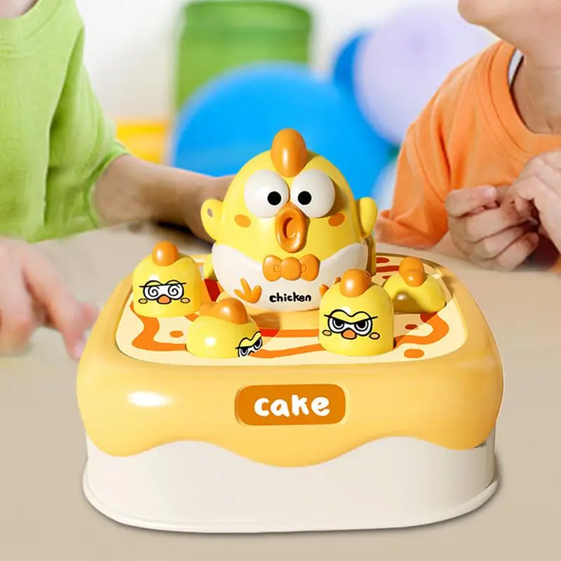 Whack Mole Game Baby Early Education Chicken Shape Hammering Pounding Toys For Kids Children