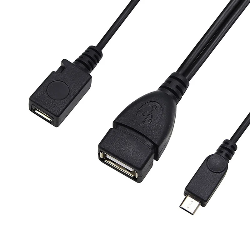AP-4X USB 2.0 auf RJ45-Adapter mit Mirco OTG USB 2.0-Adapterkabel LAN-Ethernet-Adapter für Amazon Fire TV 3 oder Stick GEN 2