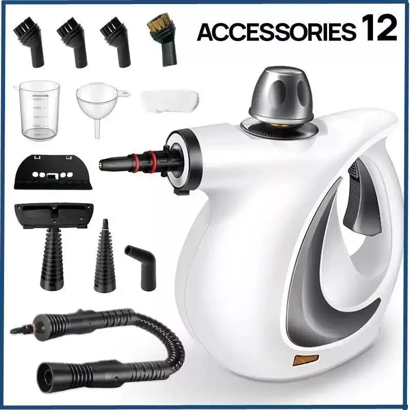 Portable High Pressure Handheld Steam Cleaner Multi Surface Deep Cleaning Home Steamer Machine
