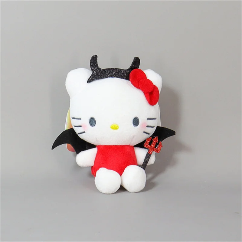 Брелок для ключей Sanrio Kuromi, мягкая подвеска в виде куклы Hello Kitty моя мелодия, плюшевый брелок, аксессуары для сумок, подарок