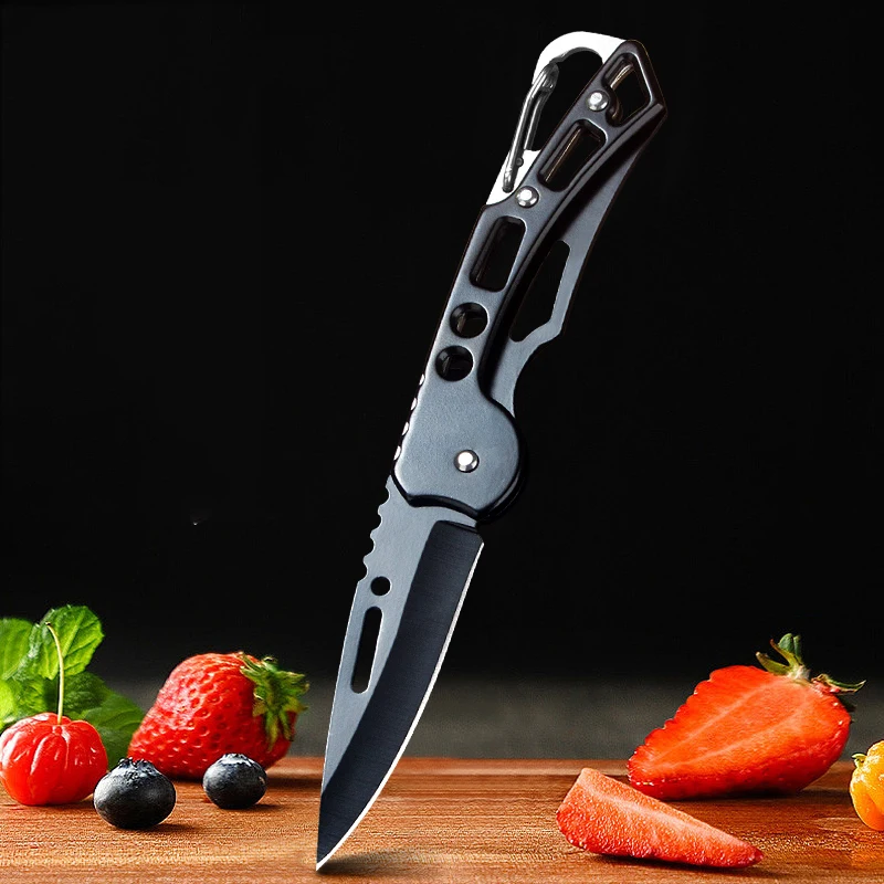 Stainless steel folding fruit knife Home mini sharp-edged knife with high hardness dormitory student portable knife