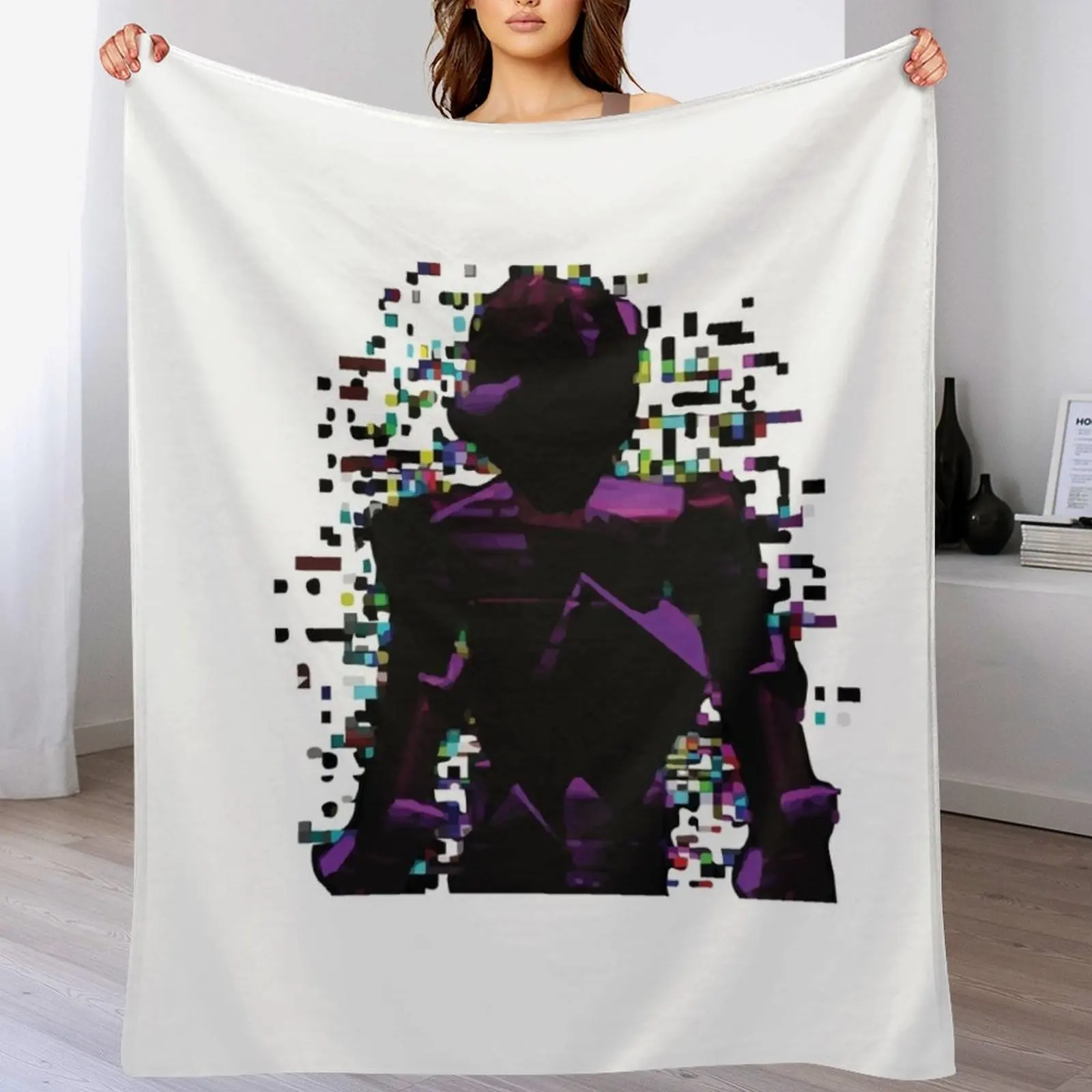 DOORS - Glitch hide and Seek horror Throw Blanket anime valentine gift ideas For Decorative Sofa Blankets