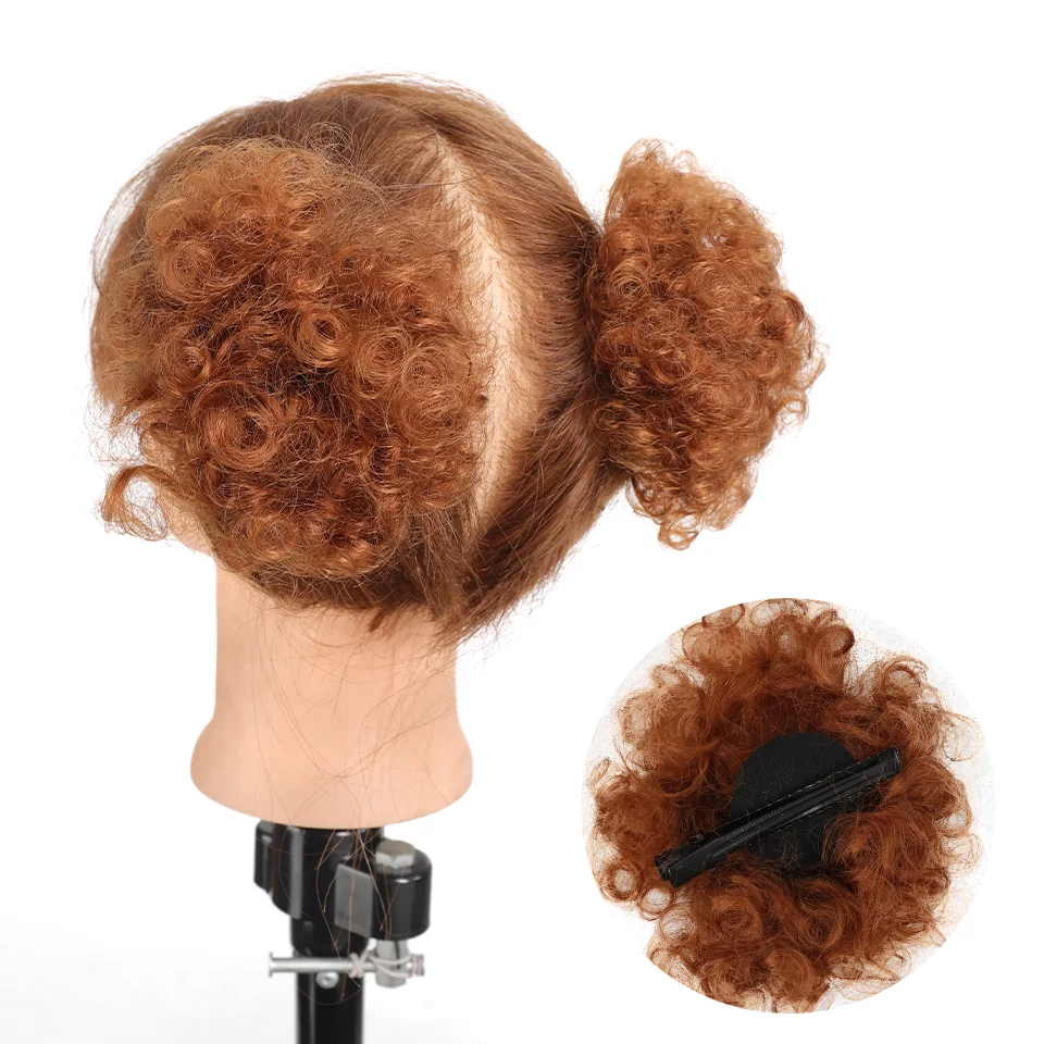 2 Pcs Small Size Synthetic Afro Puff Hair Buns