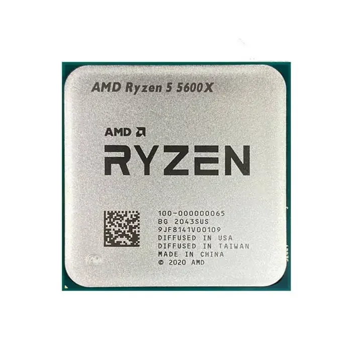 CPU AMD hot selling R5 new tray CPU six cores twelve threads 3.7GHz CPU R5 5600X