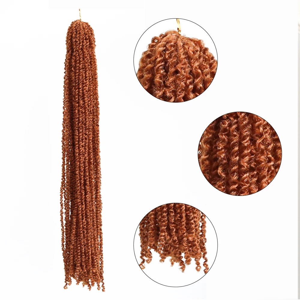 

Мини-волосы Yanky Twist, вязанные крючком, 20-дюймовые длинные боб, предварительно закрученные крючком косы для женщин, синтетические плетения, наращивание волос